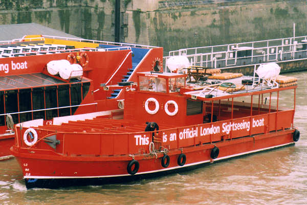 Photograph of the vessel  Witheycombe pictured in London on 15th September 1999