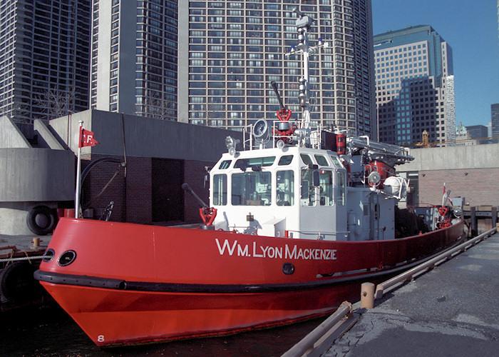 Photograph of the vessel  Wm. Lyon Mackenzie pictured at Toronto on 13th November 1988