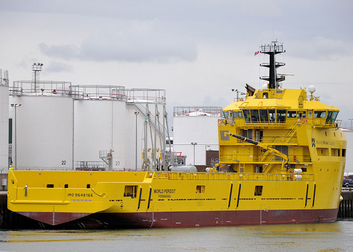 Photograph of the vessel  World Peridot pictured at Aberdeen on 13th September 2013