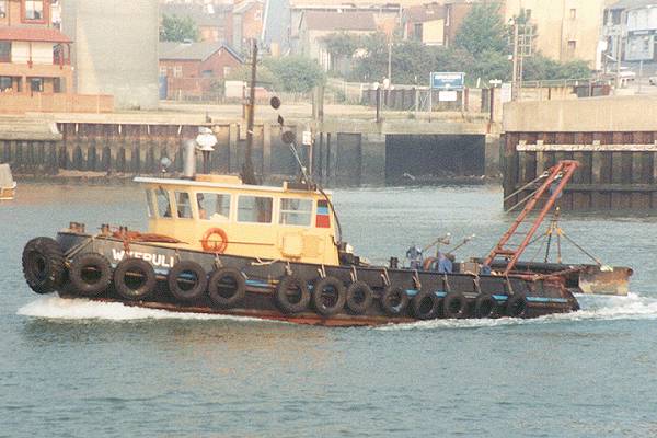 Photograph of the vessel  Wyepull pictured at Southampton on 20th May 1989