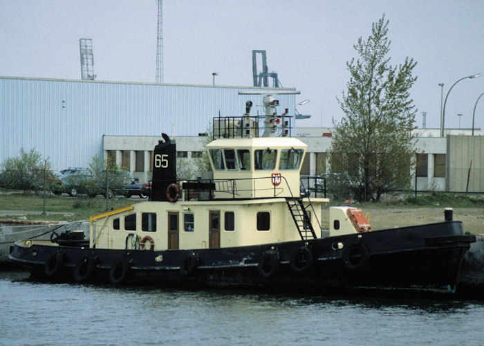  65 pictured in Antwerp on 19th April 1997