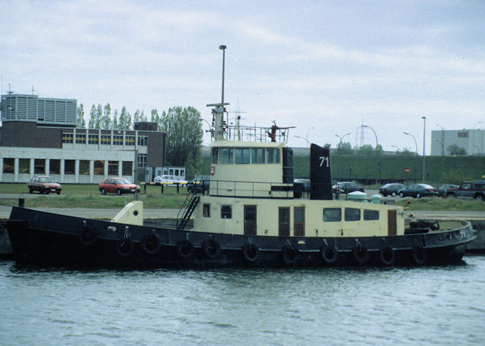  71 pictured in Antwerp on 19th April 1997