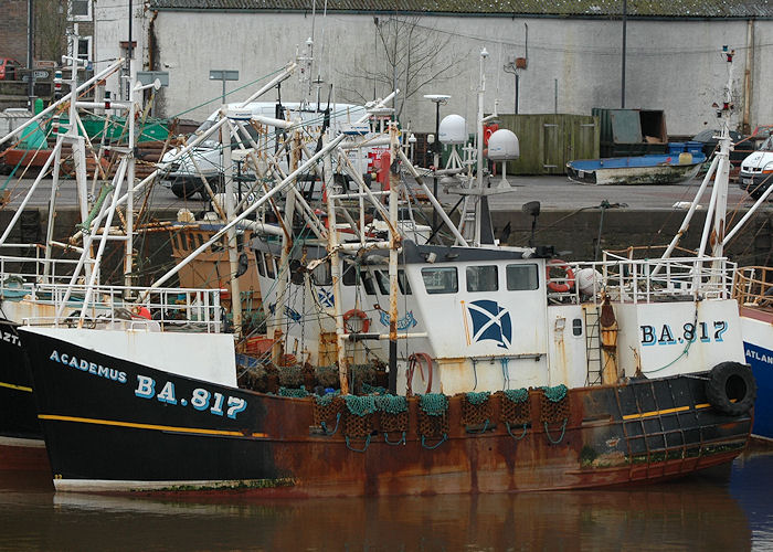 fv Academus pictured at Kirkcudbright on 12th March 2011