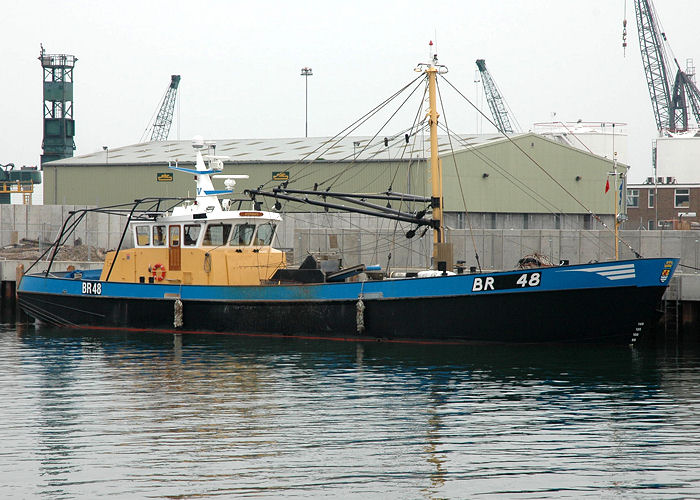 Photograph of the vessel fv Adriaan pictured in Poole on 23rd April 2006