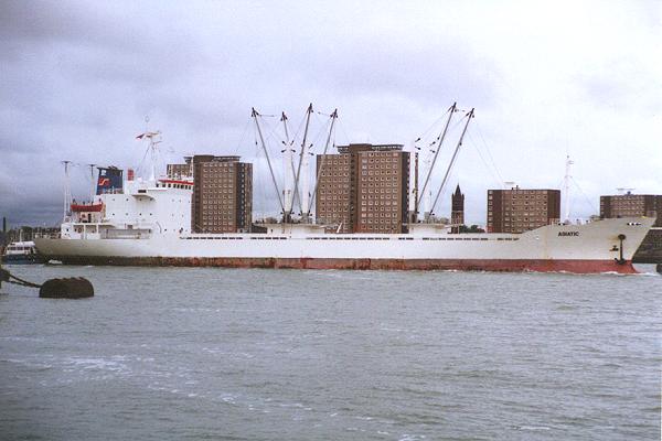  Adriatic pictured arriving in Portsmouth on 4th June 1994