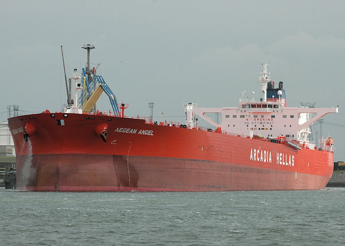 Photograph of the vessel  Aegean Angel pictured in Beneluxhaven, Europoort on 20th June 2010