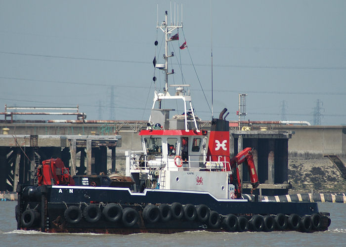 Photograph of the vessel  Afon Goch pictured at Shellhaven on 22nd May 2010