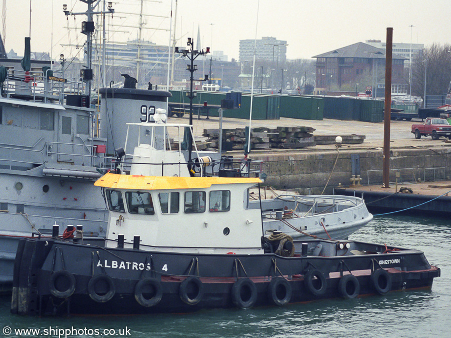  Albatros 4 pictured in Empress Dock, Southampton on 12th April 2003
