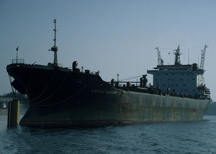  Aleksey Danchenko pictured laid up in Maashaven, Rotterdam on 14th April 1996
