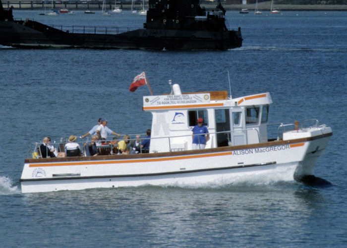 Photograph of the vessel  Alison Macgregor pictured on Southampton Water on 14th August 1997