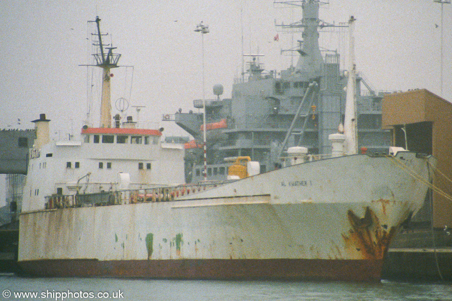  Al Kwather I pictured in Southampton on 30th December 1989