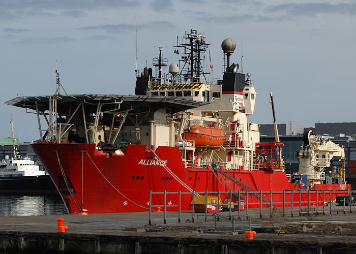 Photograph of the vessel  Alliance pictured at Leith on 20th March 2010