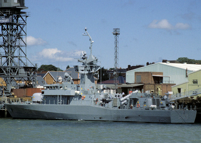 QENS Al Udeid pictured fitting out at Woolston on 13th July 1997