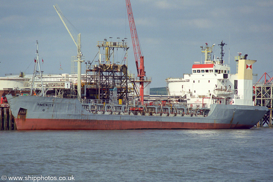 Photograph of the vessel  Amenity pictured at Coryton on 1st September 2001