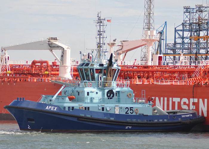 Photograph of the vessel  Apex pictured at Fawley on 6th August 2011