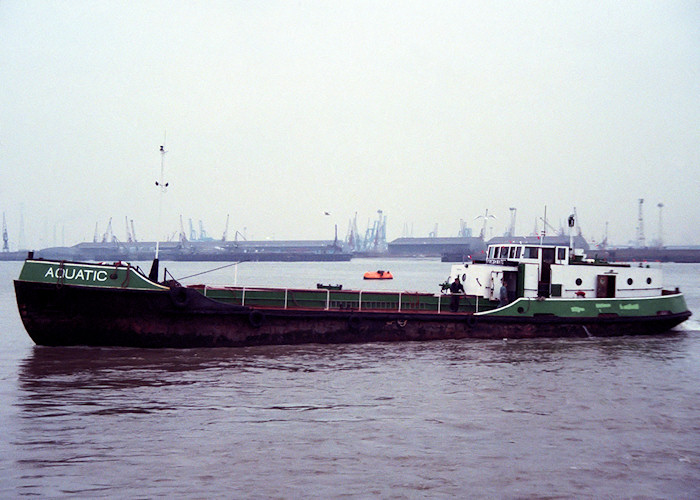 Photograph of the vessel  Aquatic pictured at Gravesend on 30th December 1988