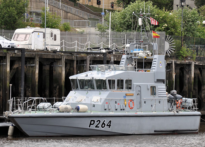 HMS Archer pictured at Gateshead on 5th June 2011