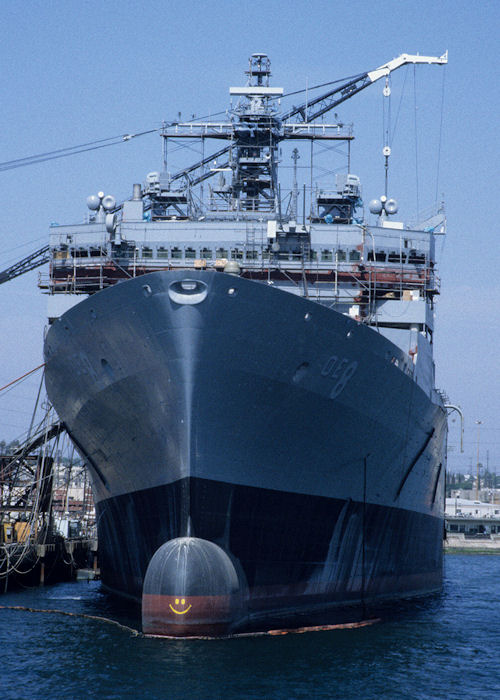 USS Arctic pictured fitting out at San Diego on 16th September 1994