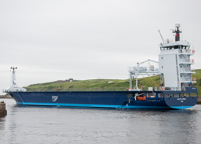  Arctic Rock pictured departing Aberdeen on 13th June 2014