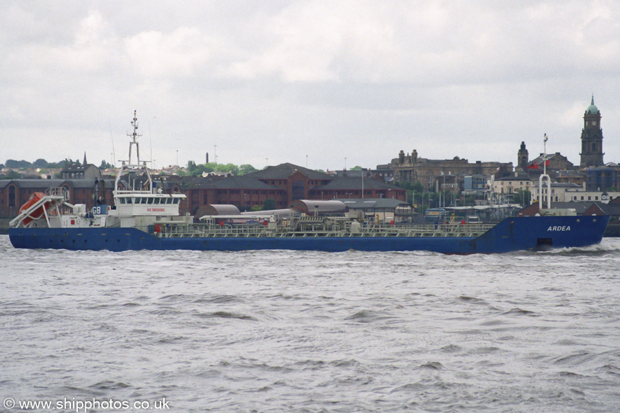  Ardea pictured on the River Mersey on 19th June 2004