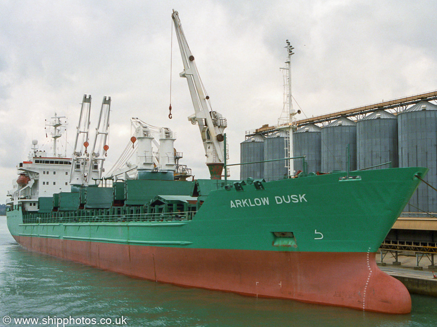  Arklow Dusk pictured in Ocean Dock, Southampton on 27th September 2003