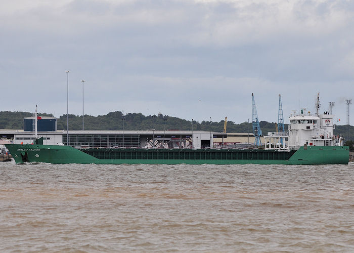  Arklow Falcon pictured on the River Mersey on 22nd June 2013