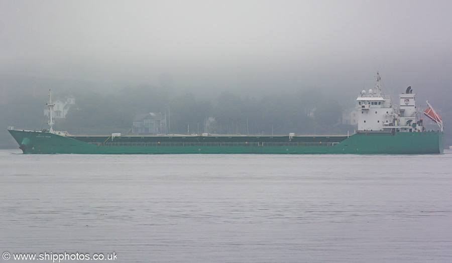 Photograph of the vessel  Arklow Moor pictured passing South Queensferry on 8th September 2024