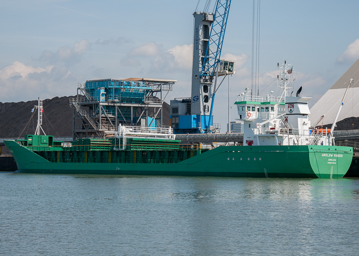 Photograph of the vessel  Arklow Raider pictured at Liverpool on 31st May 2014