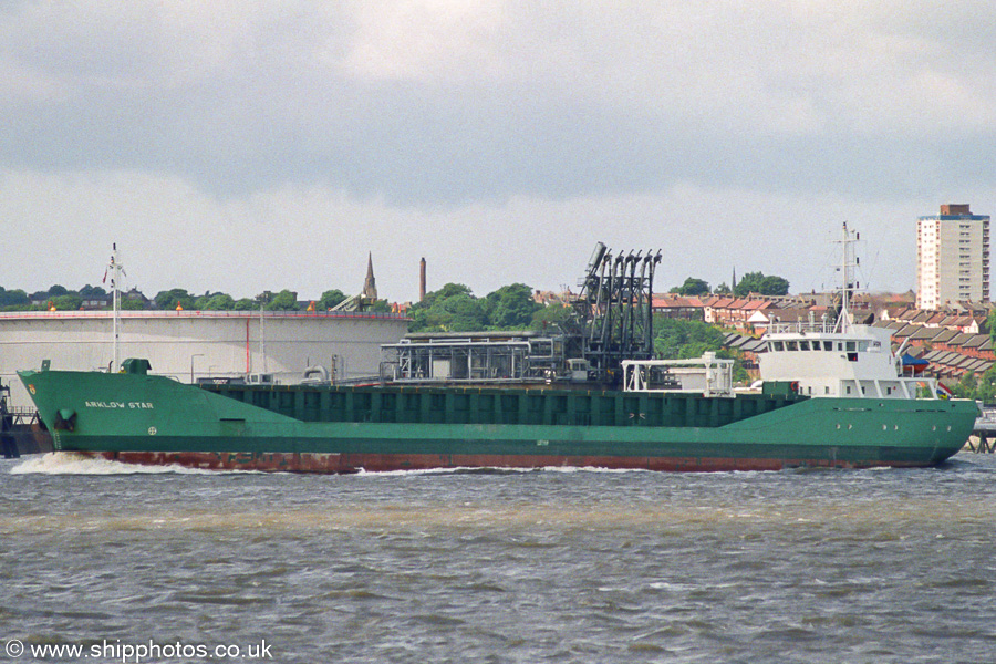  Arklow Star pictured on the River Mersey on 19th June 2004