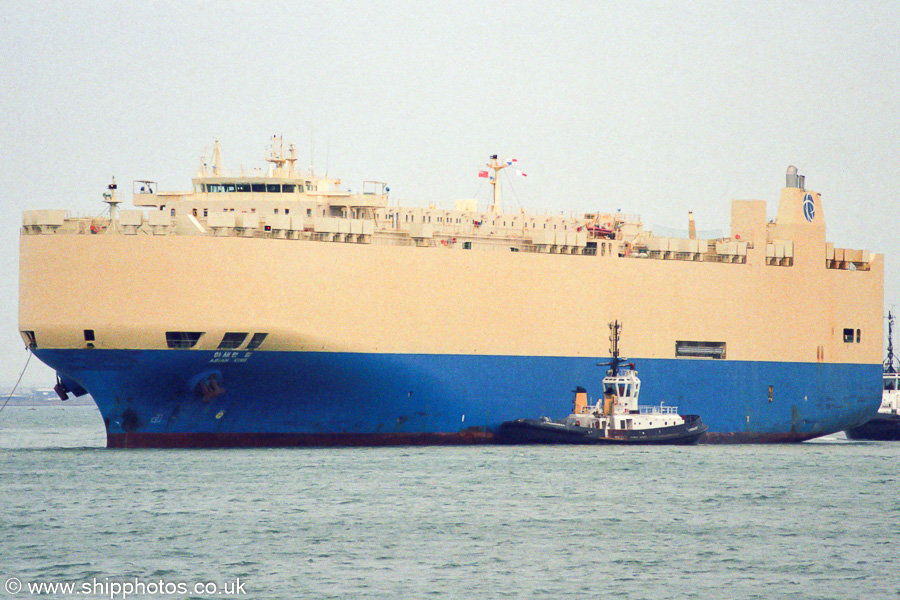 Asian King pictured arriving at Southampton on 5th July 2003