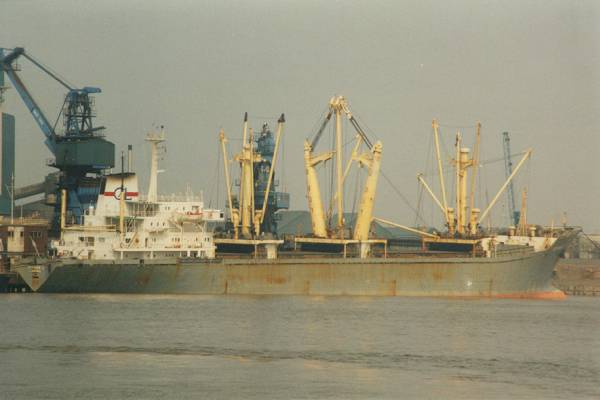  Aspasia L pictured at Thames Refinery, Silvertown on 13th May 1998