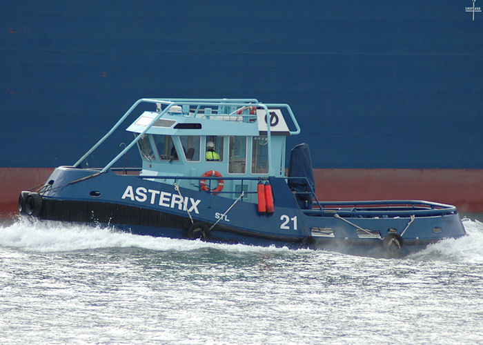 Photograph of the vessel  Asterix pictured at Fawley on 13th June 2009
