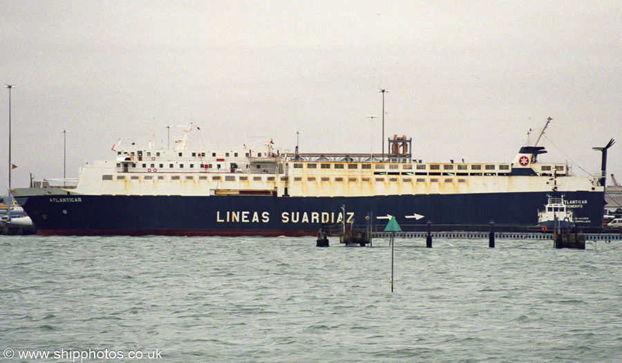 Photograph of the vessel  Atlanticar pictured at Southampton on 27th January 2002