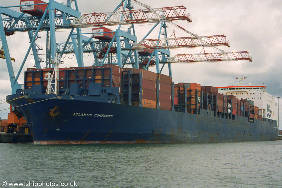  Atlantic Companion pictured in Royal Seaforth Dock, Liverpool on 19th June 2004