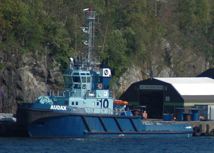 Photograph of the vessel  Audax pictured at Bergen on 12th May 2005