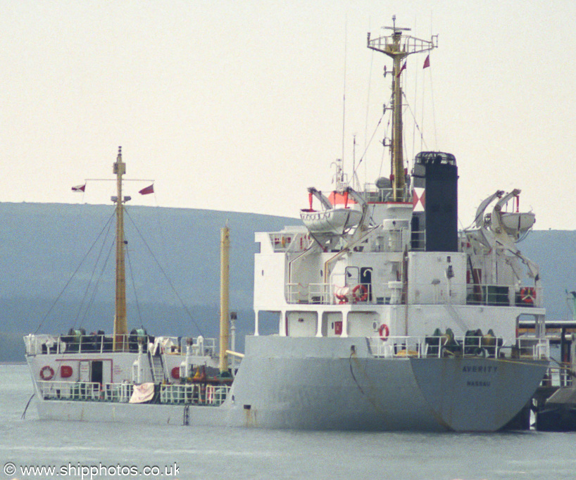 Photograph of the vessel  Averity pictured at Poole on 19th April 2002