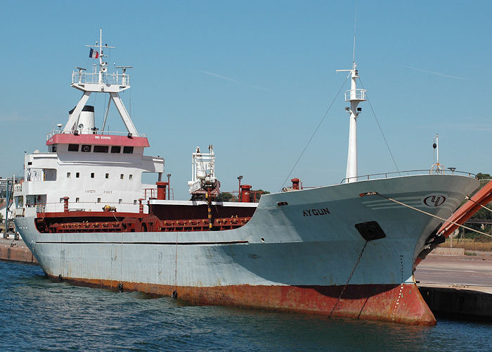 Photograph of the vessel  Aygun pictured at Port de Bouc on 10th August 2008