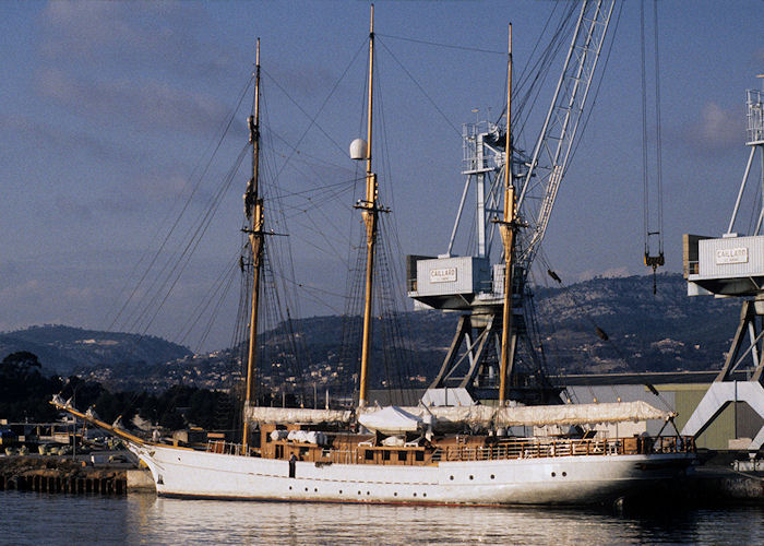 Photograph of the vessel  Baboon pictured at Toulon on 16th December 1991