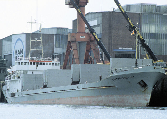 Photograph of the vessel  Baltiyskiy-107 pictured in Hamburg on 9th June 1997