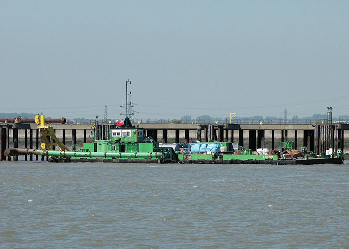 Photograph of the vessel  Bayard II pictured at Shellhaven on 22nd May 2010