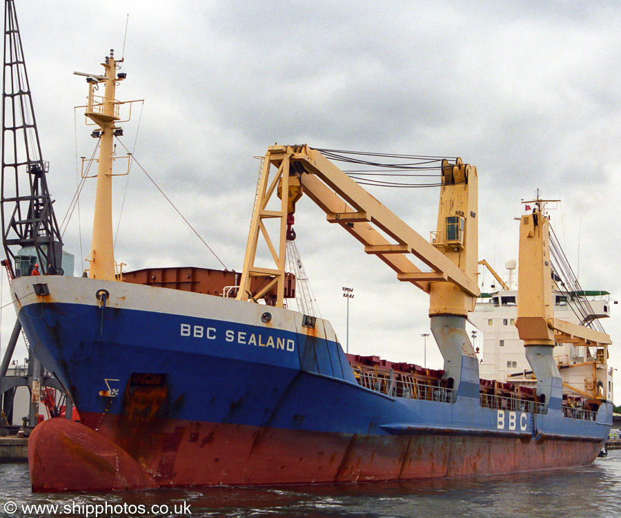 Photograph of the vessel  BBC Sealand pictured arriving at Ellesmere Port on 29th June 2002