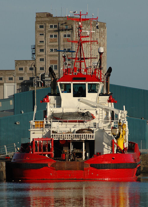 Photograph of the vessel  BB Server pictured at Leith on 20th March 2010