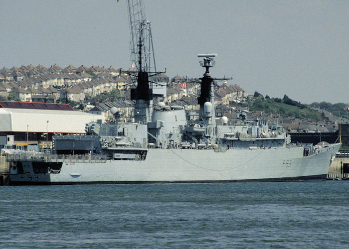 Photograph of the vessel HMS Beaver pictured at Devonport on 6th May 1996