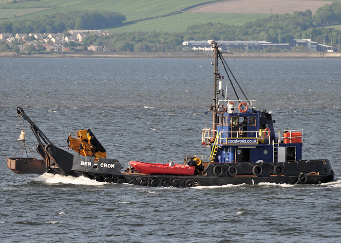 Photograph of the vessel  Ben Crom pictured passing Greenock on 2nd June 2012
