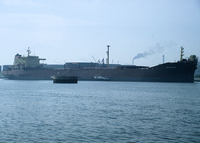 Photograph of the vessel  Bergina pictured in 7e Petroleumhaven, Europoort on 27th September 1992