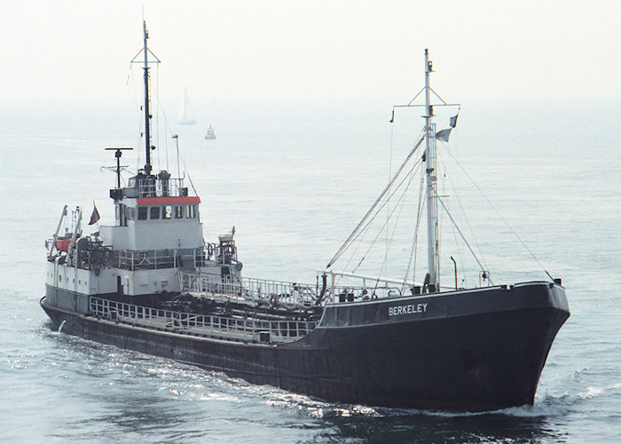 Photograph of the vessel  Berkeley pictured entering Portsmouth Harbour on 14th May 1988