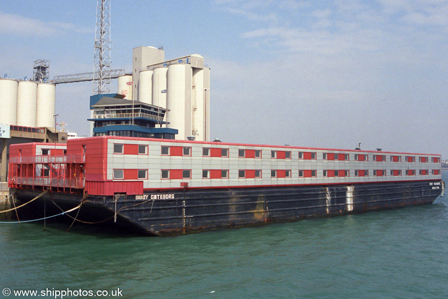 Photograph of the vessel  Bibby Goteborg pictured at Southampton on 12th April 2003