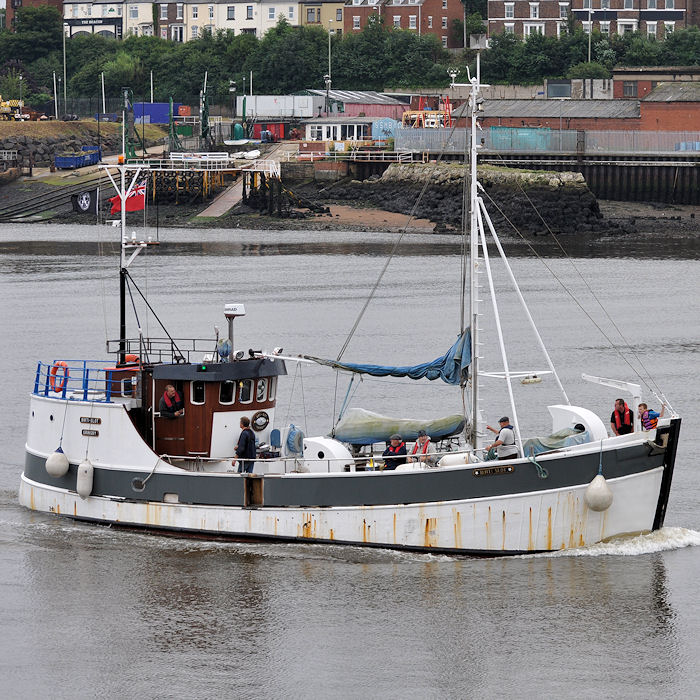 Photograph of the vessel  Birti Slot pictured passing North Shields on 24th August 2013