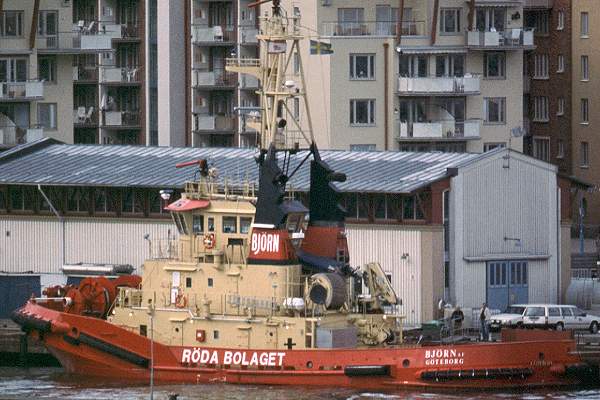 Photograph of the vessel  Björn af Göteborg pictured in Gothenburg on 28th May 2001
