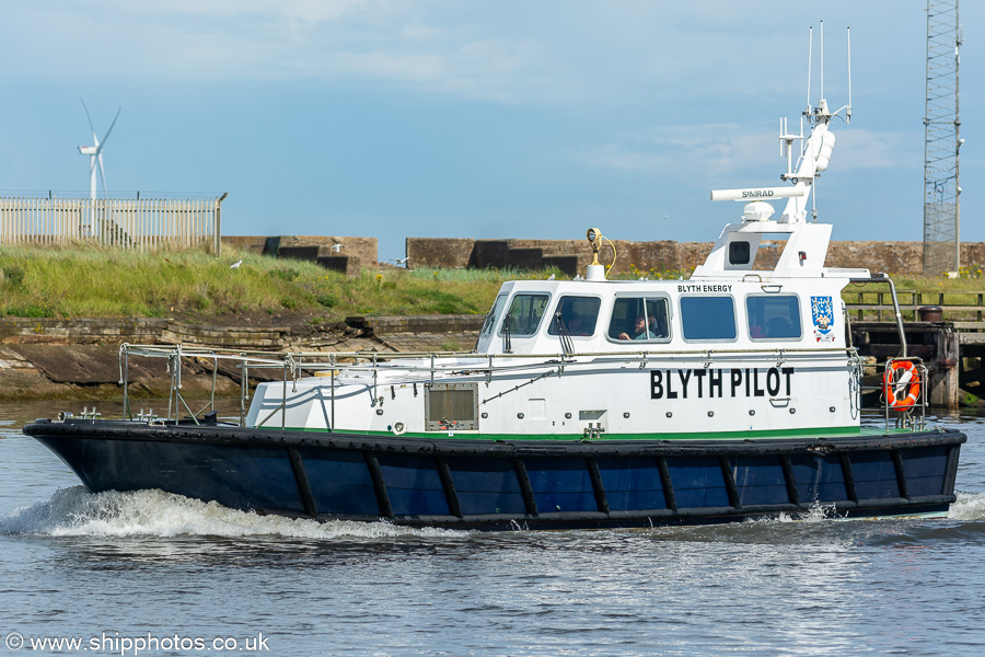 Photograph of the vessel pv Blyth Energy pictured at Blyth on 15th July 2023
